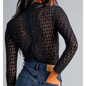 Retrofete Mika Top in Black